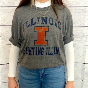 oversized Illini t shirt